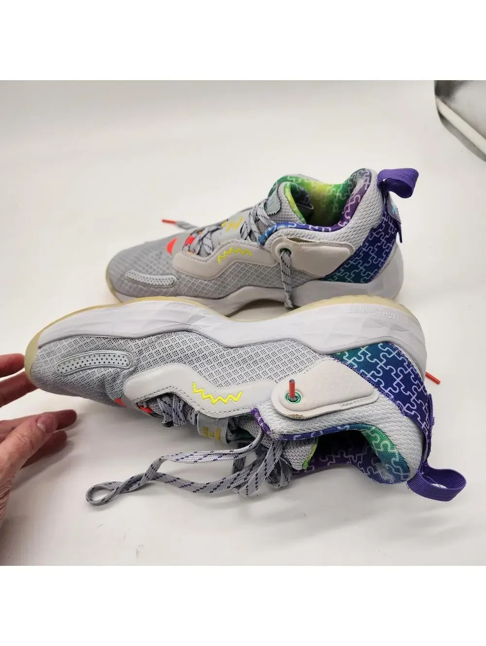 Adidas D.O.N. Issue #3 Autism Awareness Basketball Shoes 8 - Picture 6 of 9